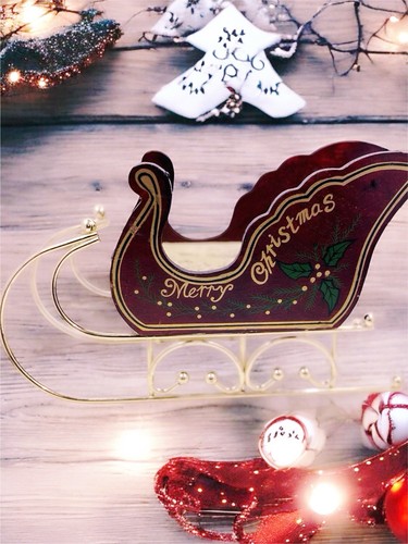 Vtg wooden country christmas - vtg,